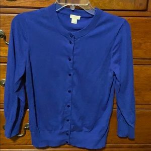 J crew Royal blue sweater